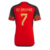 Billiga Belgien Kevin De Bruyne #7 Hemma fotbollskläder VM 2022 Kortärmad
